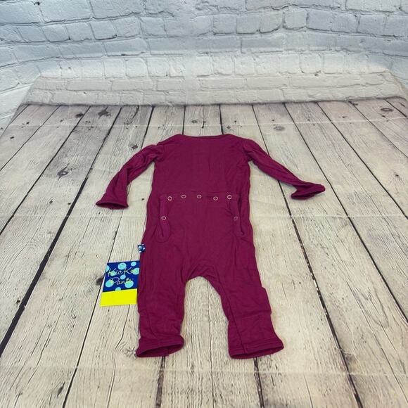 Kickee Pants Orchid Bamboo Footless Romper - Picture 3 of 3